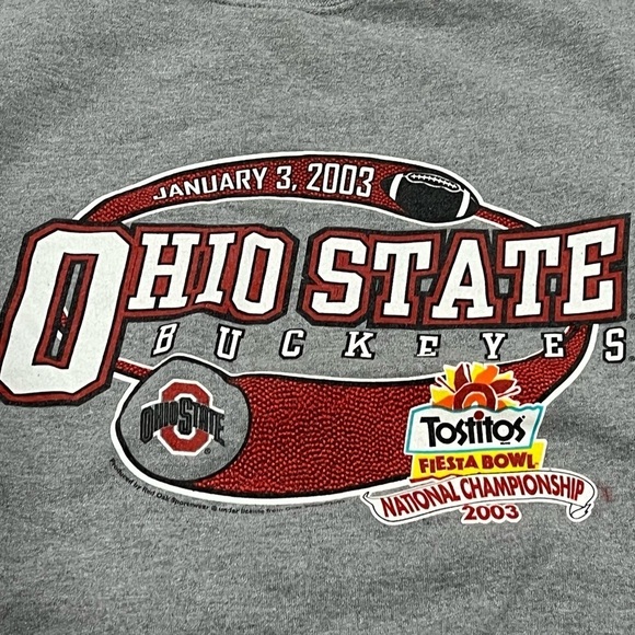 Ohio State University Buckeyes 2003 Fiesta Bowl NCAA Championship Sweatshirt - Picture 5 of 6